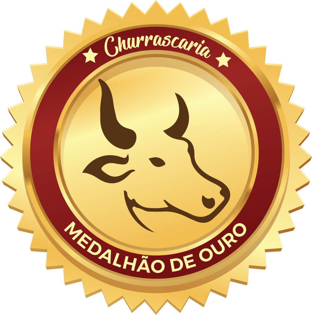 Logo oficial da Churrascaria Medalhão de Ouro